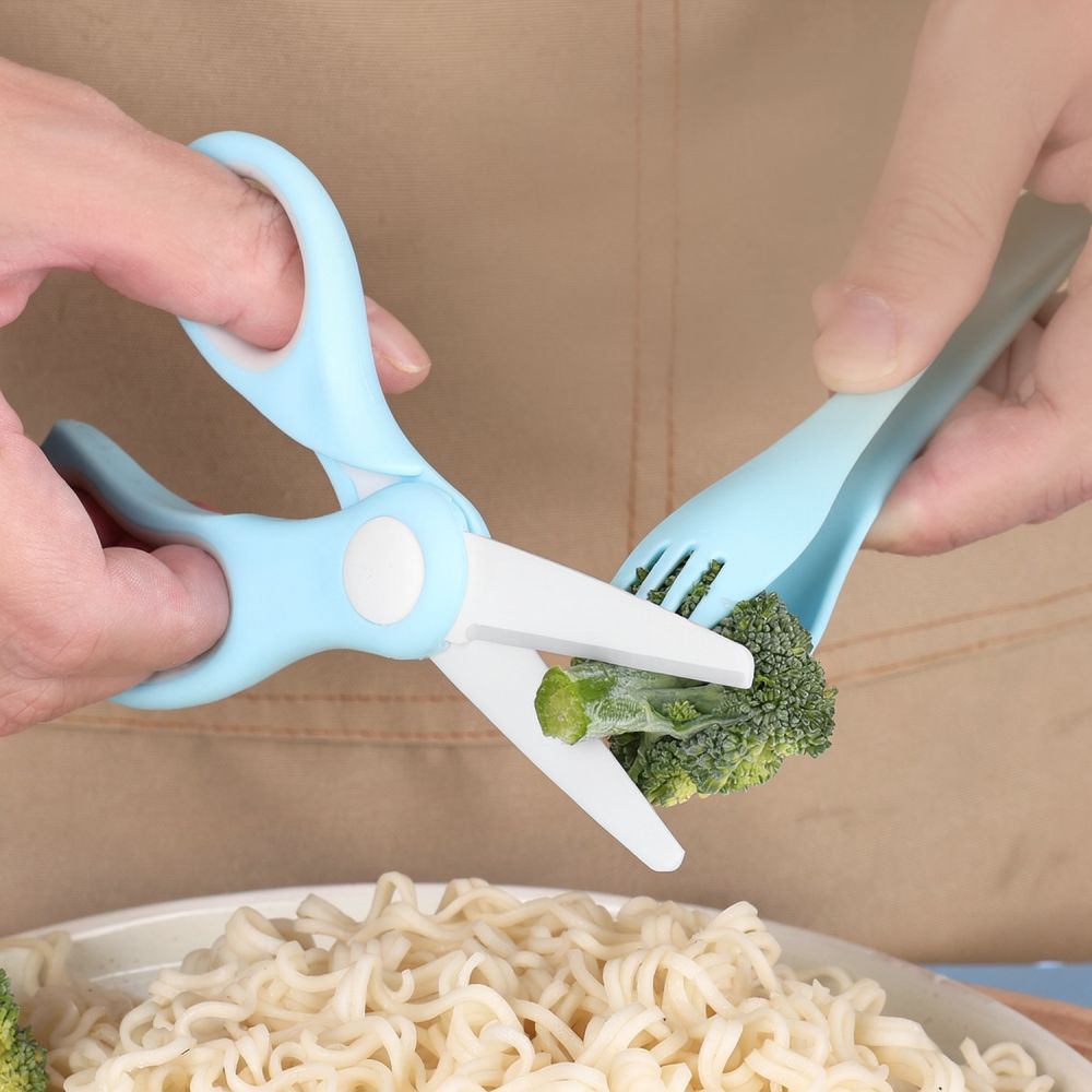 Baby Food Scissors - مقص سيراميك لطيف وسهل التنظيف، مثالي