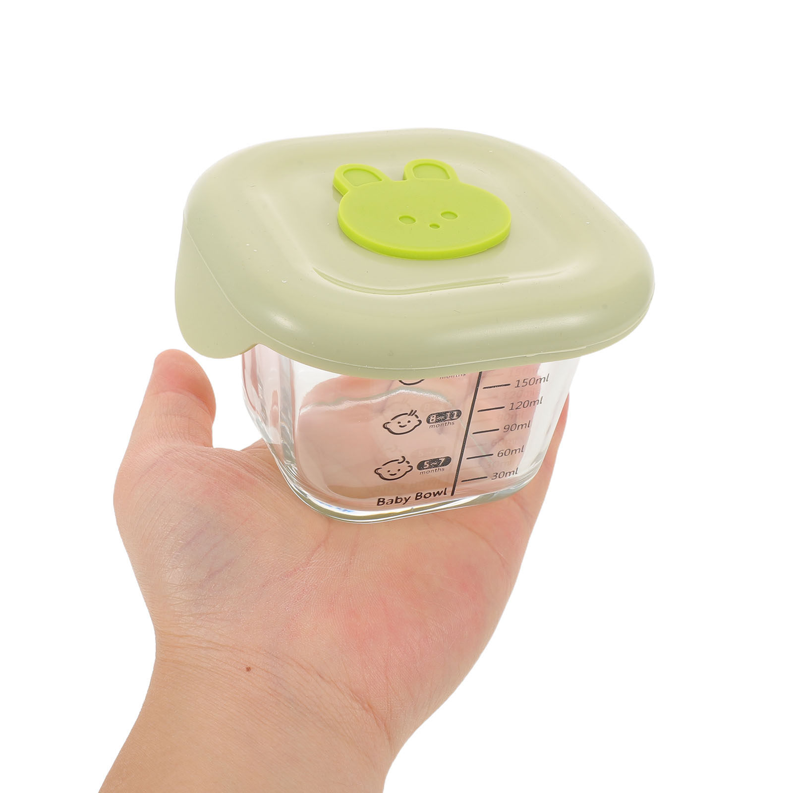 Baby Food Jars With Lids - عبوتان لتخزين طعام الأطفال، علب بلاستيكية