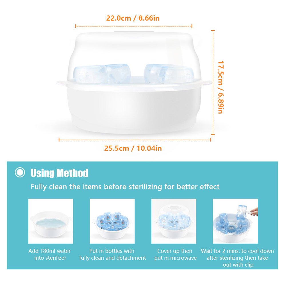 معقم زجاجة ميكروويف ، معقم بال - مراجعة Baby Food Warmer وسعره