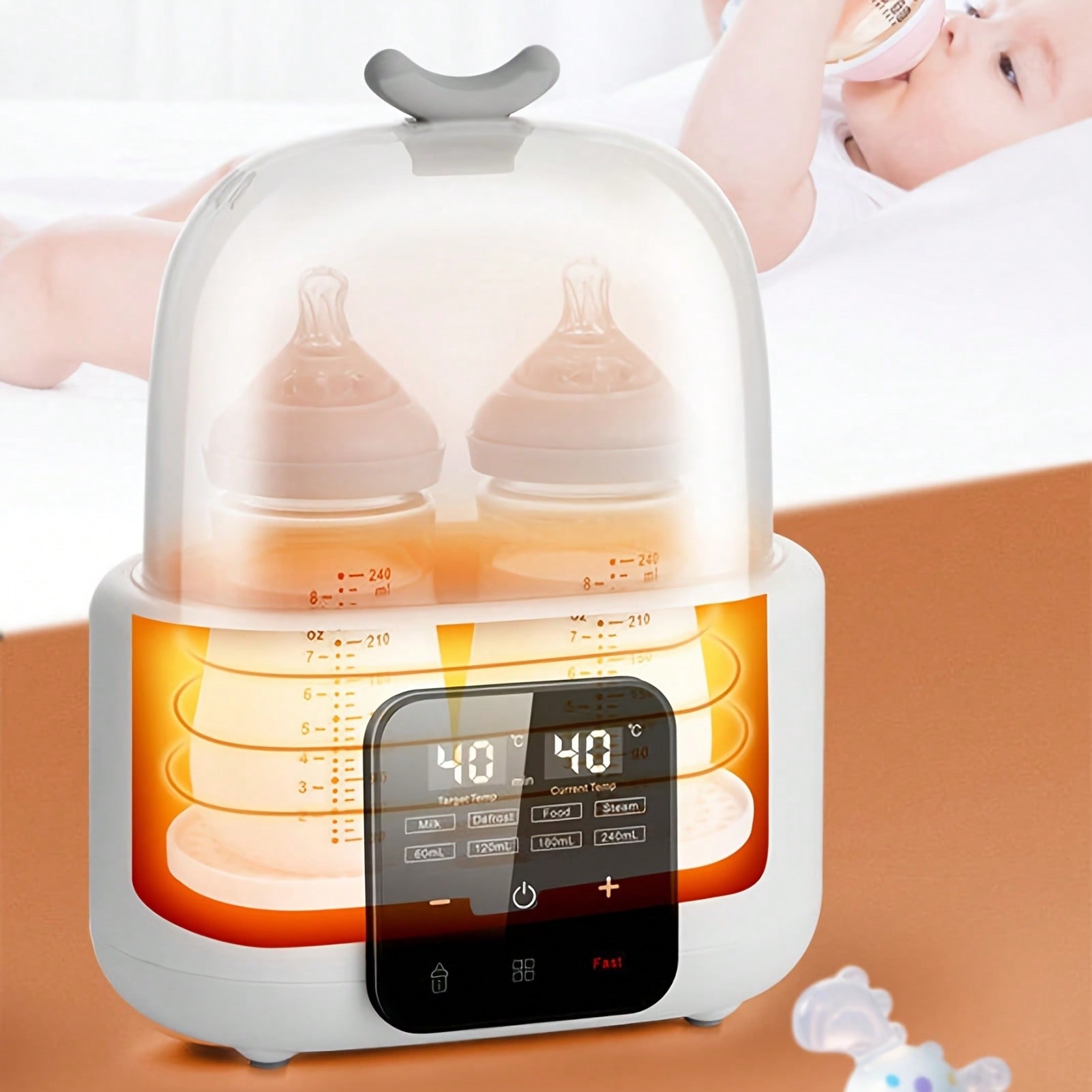 جهاز تسخين زجاجات الرضاعة السر - مراجعة Baby Food Warmer وسعره