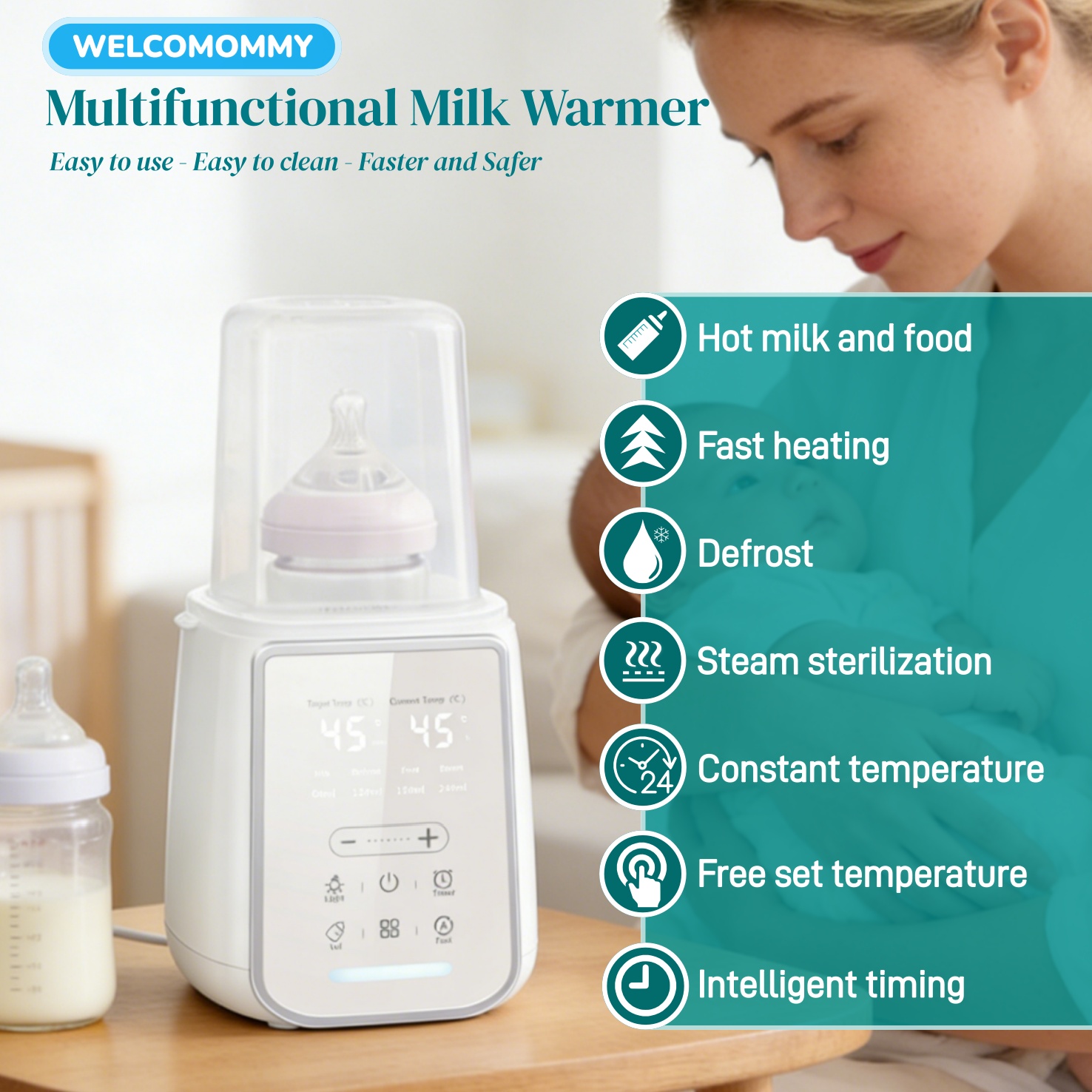 8In1 زجاجة رضاعة للأطفال جهاز  - مراجعة Baby Food Warmer وسعره