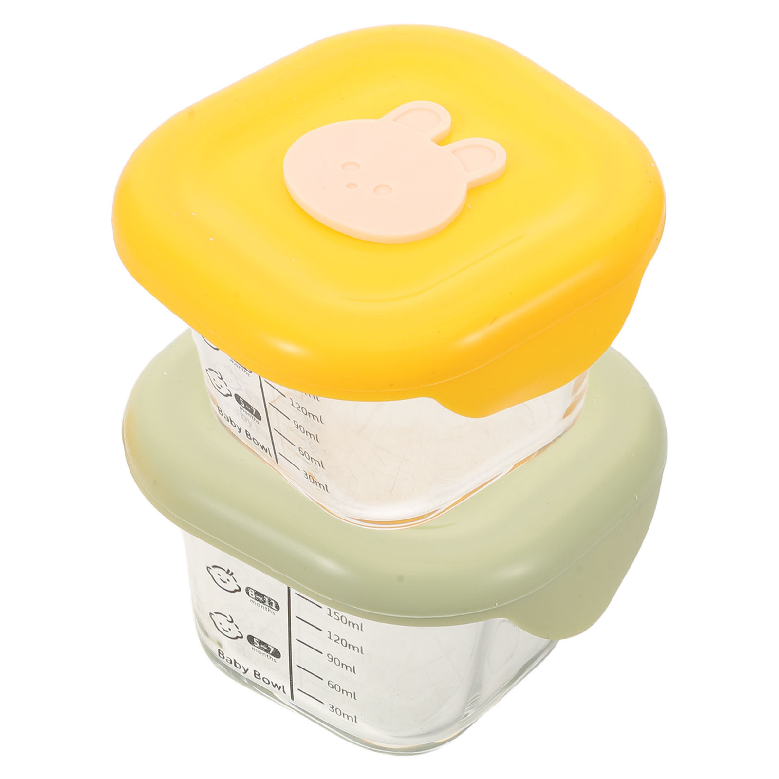 عبوتان لتخزين طعام الأطفال، عل - مراجعة Baby Food Jars With Lids وسعره