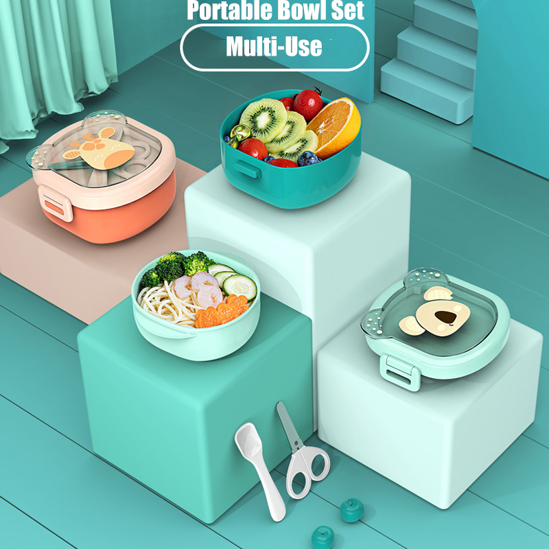 أدوات مائدة محمولة للأطفال مع  - مراجعة Baby Food Scissors وسعره