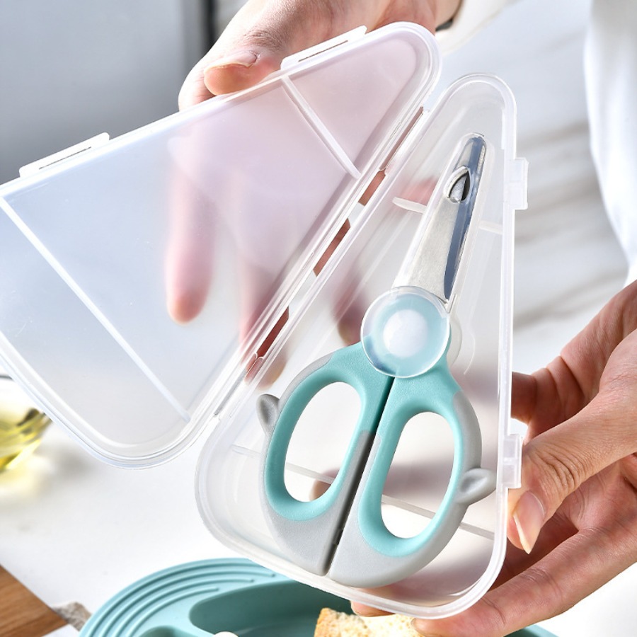 مقصات الطعام المساعدة، مقصات ا - مراجعة Baby Food Scissors وسعره